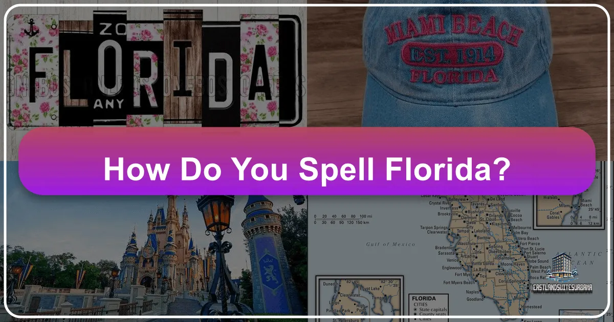 How Do You Spell Florida?