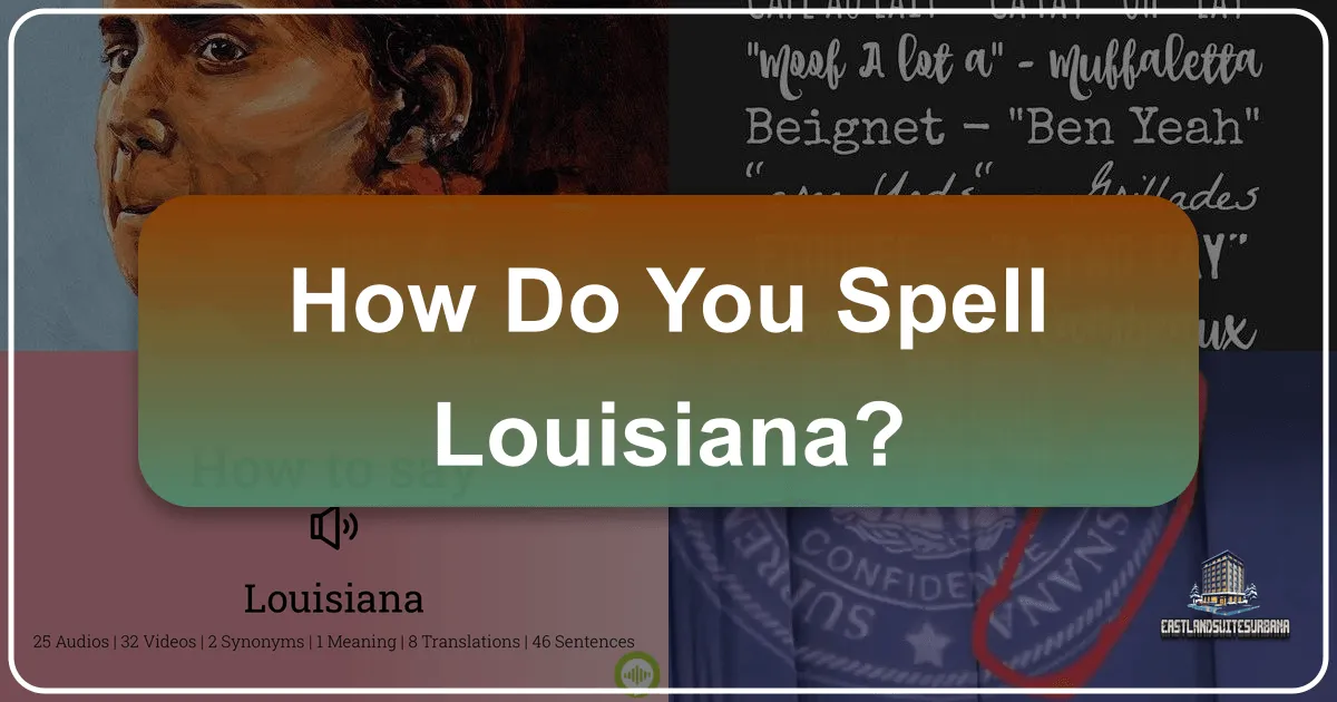 How Do You Spell Louisiana?