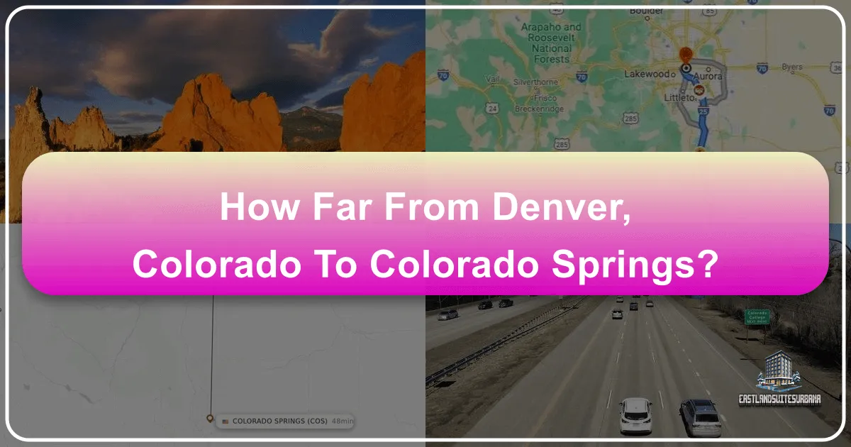 How Far From Denver Colorado to Colorado Springs