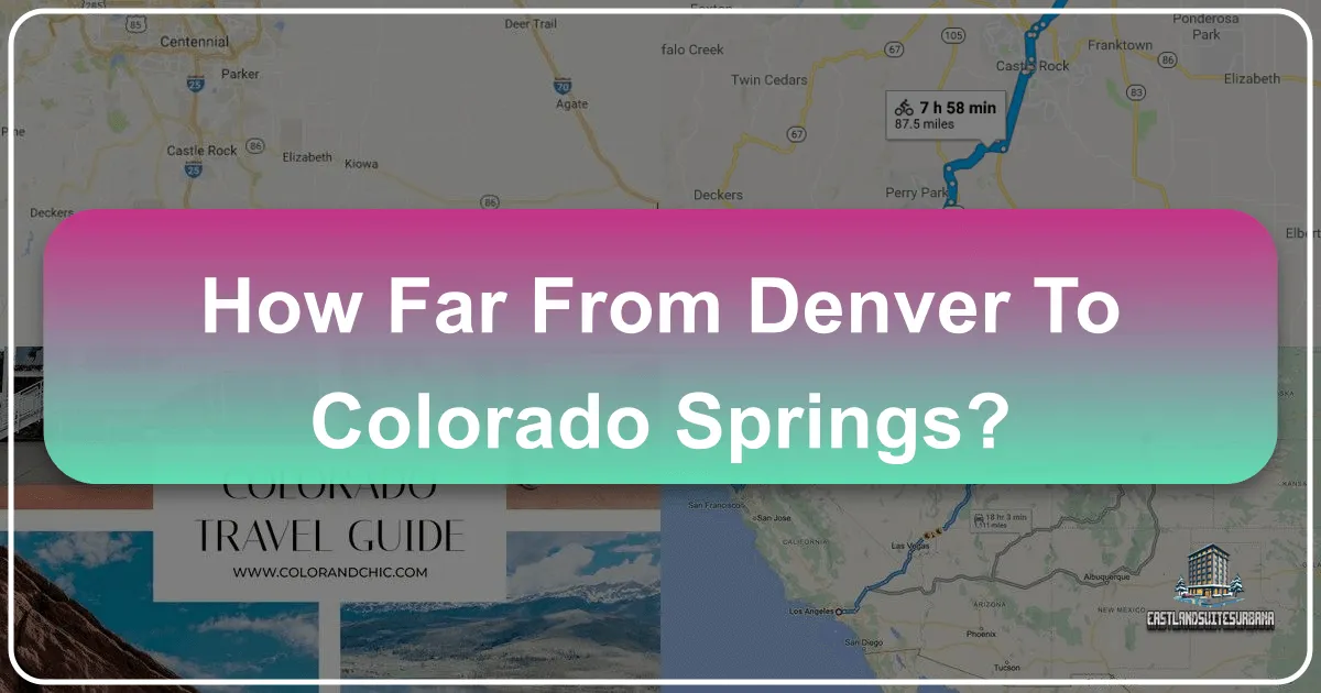 How Far From Denver To Colorado Springs?