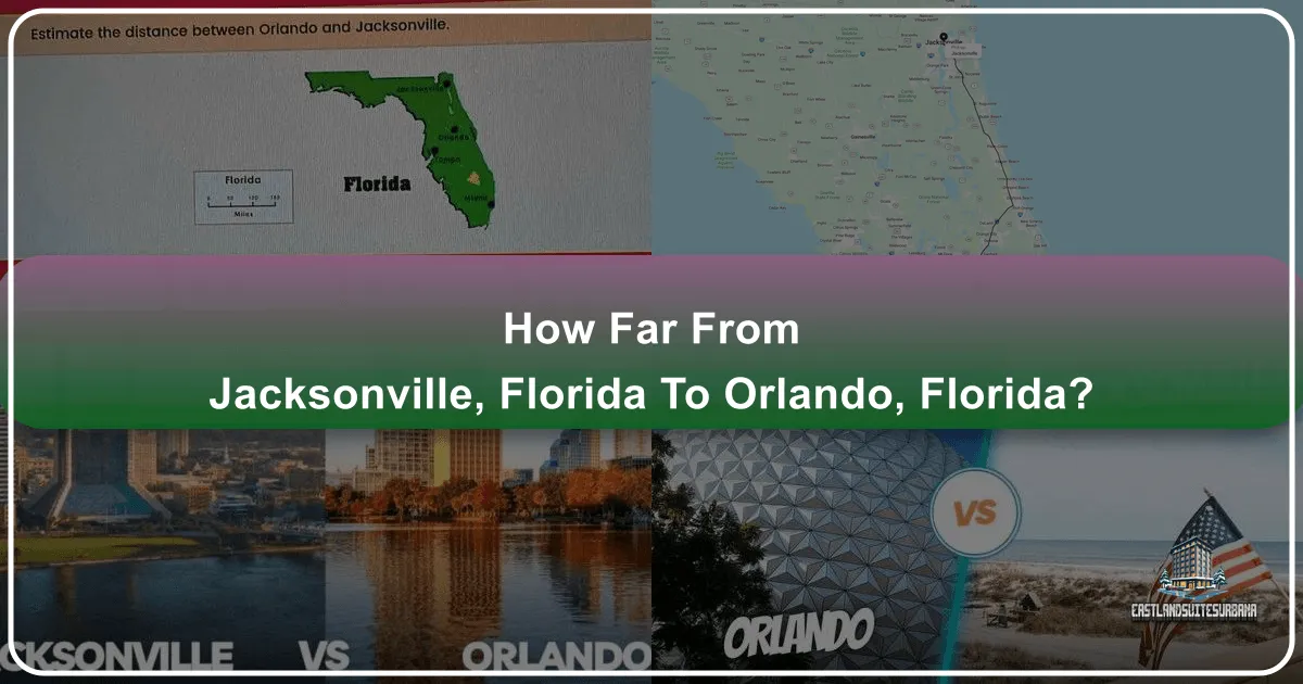 How Far From Jacksonville, Florida To Orlando, Florida?