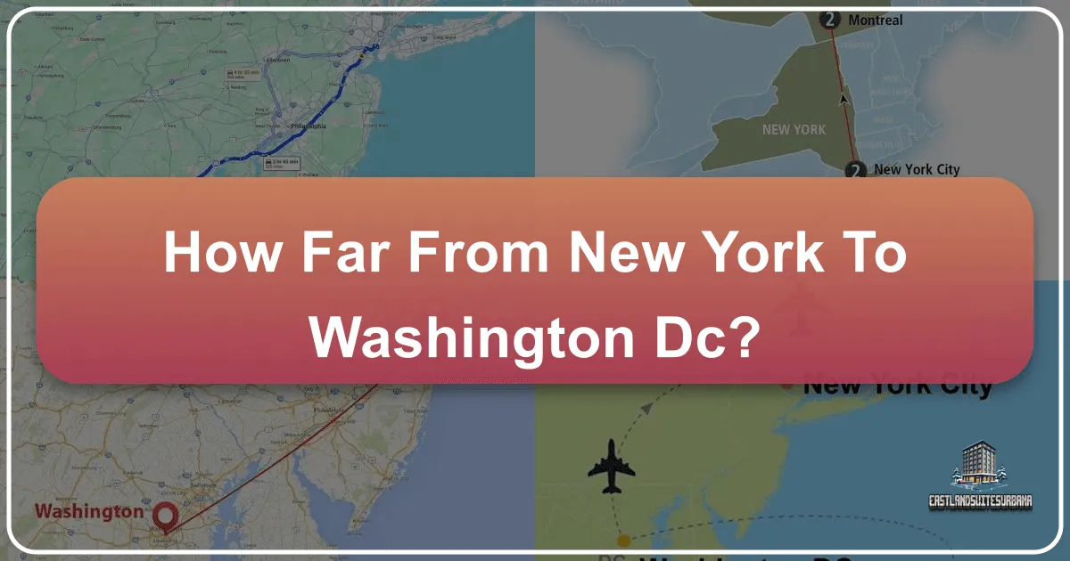 How Far from New York to DC?
