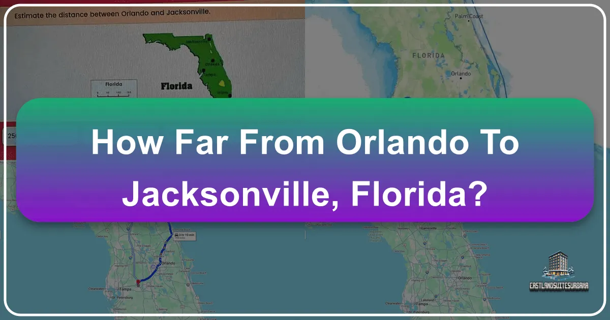 How Far From Orlando to Jacksonville Florida