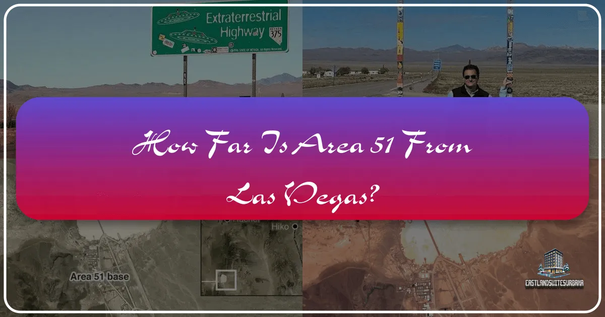 How Far Is Area 51 From Las Vegas?
