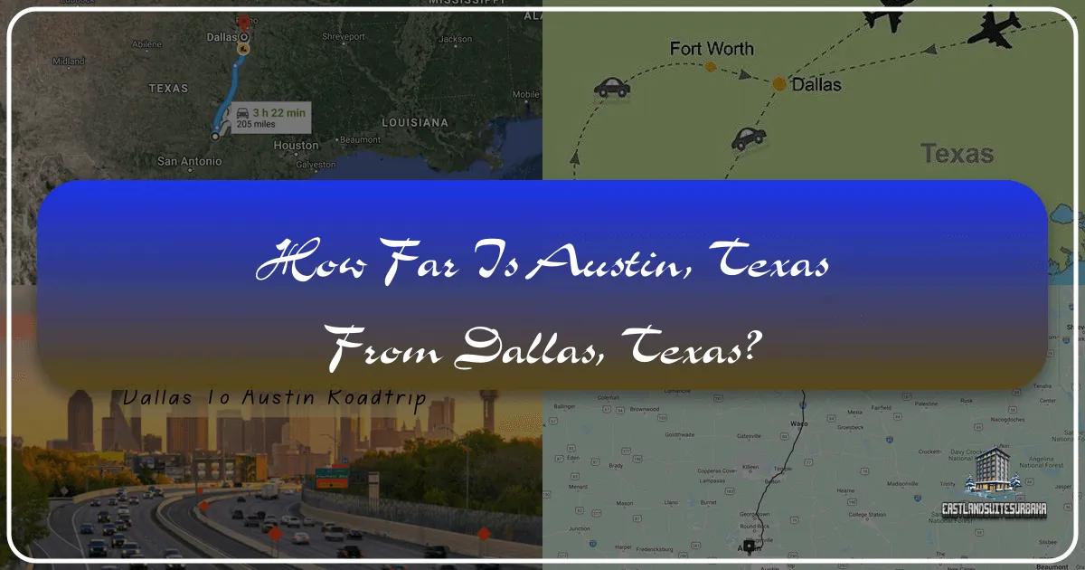 Navigating the Lone Star State: A Comprehensive Guide to the Journey Between Austin and Dallas, Texas