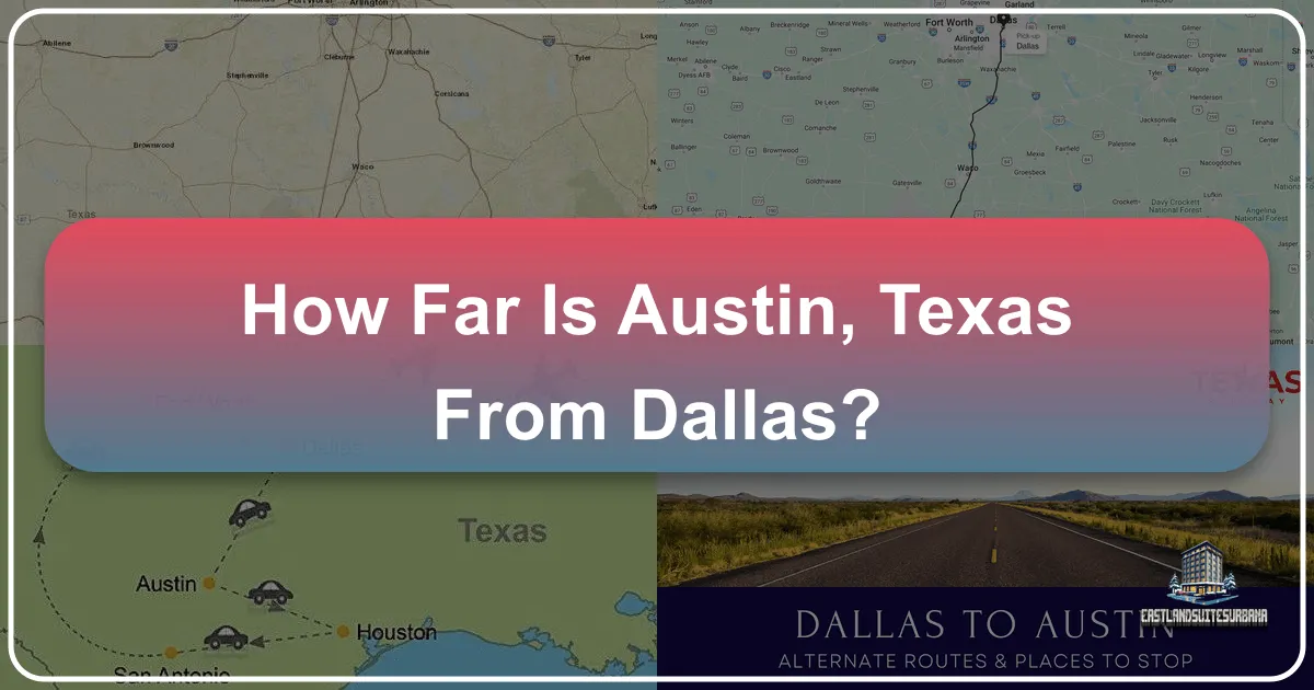 How Far Is Austin, Texas From Dallas?