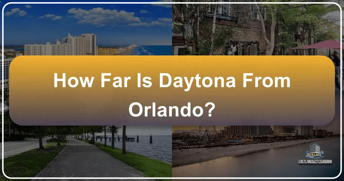 how far is daytona from orlando