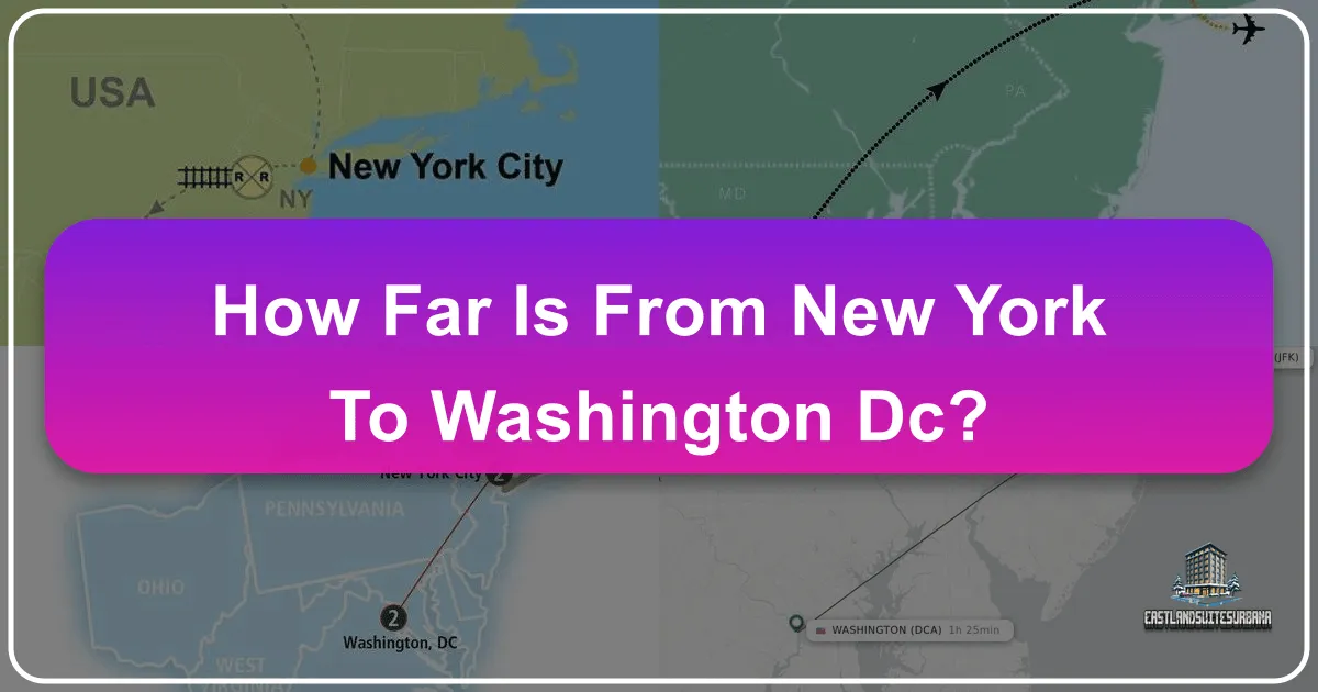 how far is from new york to washington dc