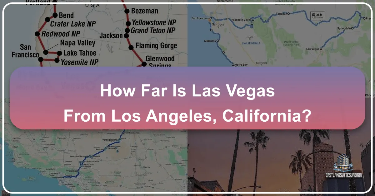 How Far Is Las Vegas From Los Angeles, California?