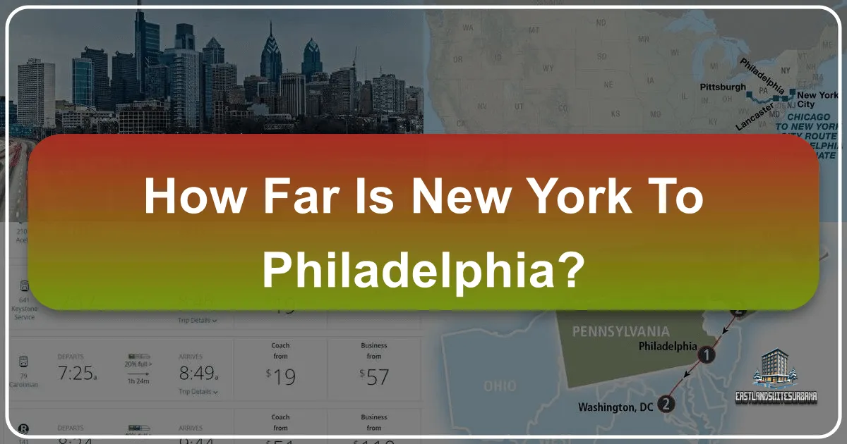 How Far is New York to Philadelphia?