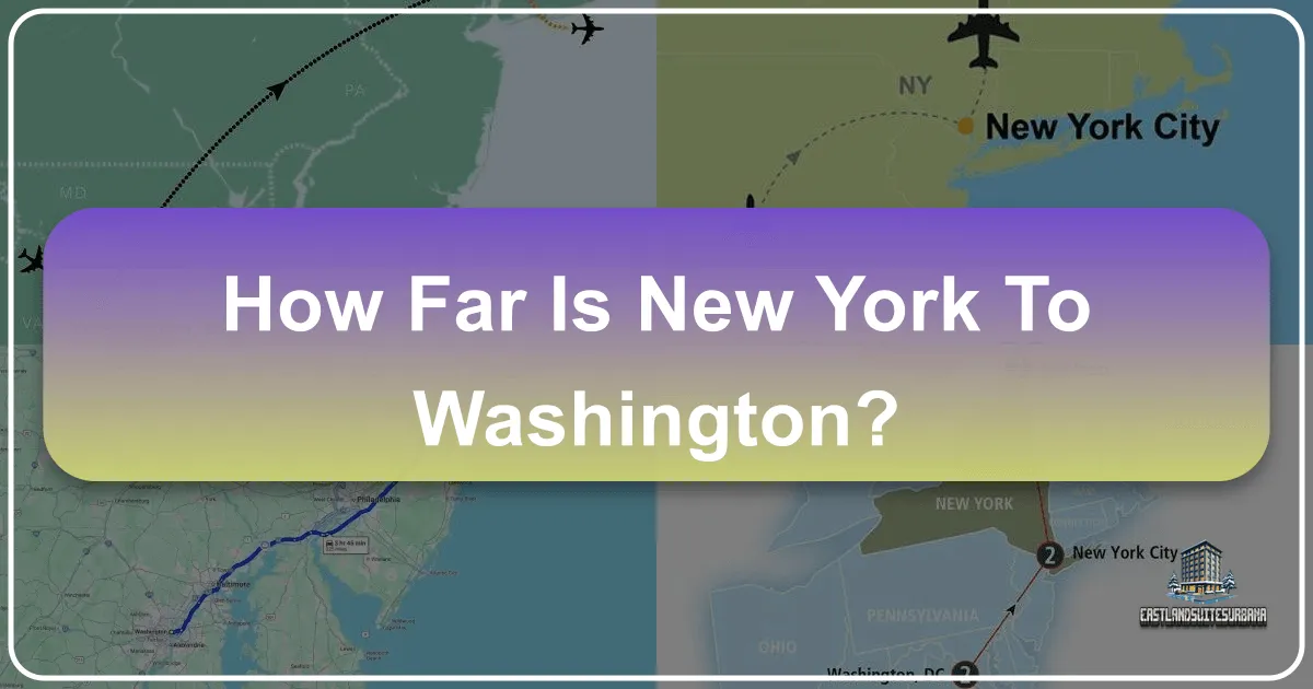 Navigating the Corridor: The Distance and Journey Between New York and Washington D.C.