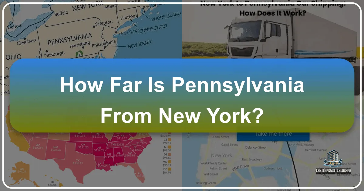 How Far Is Pennsylvania From New York?