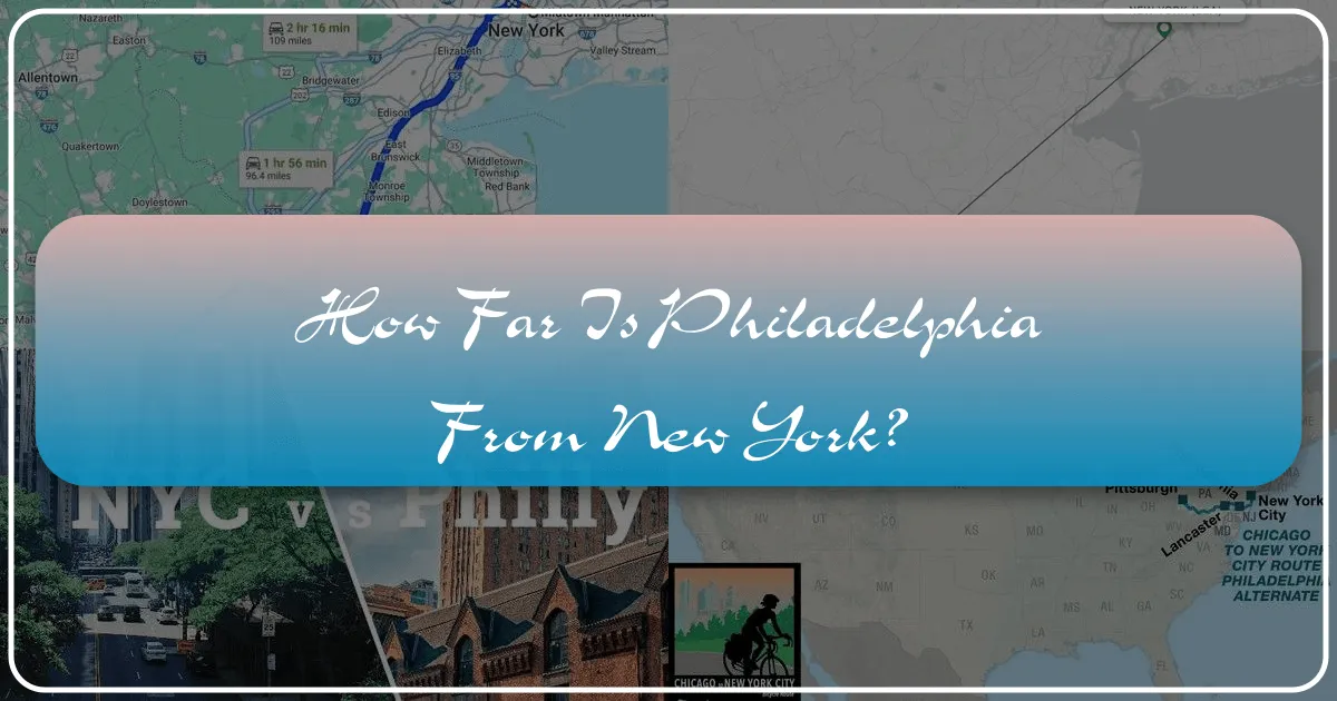 how far is philadelphia from new york