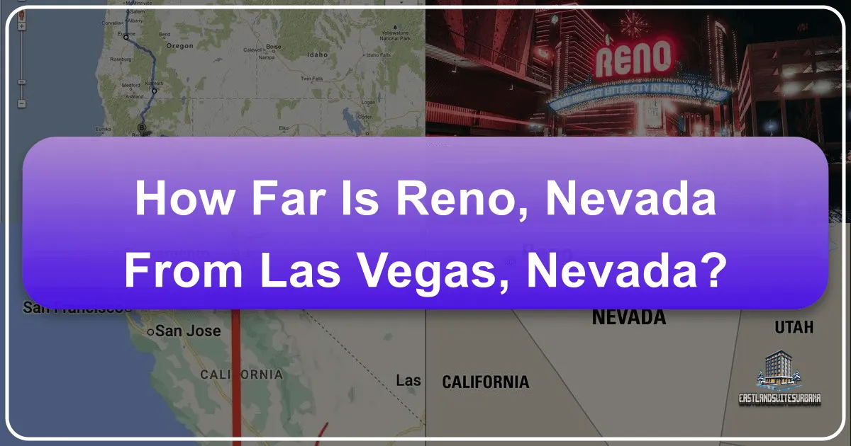 How Far Is Reno, Nevada From Las Vegas, Nevada?