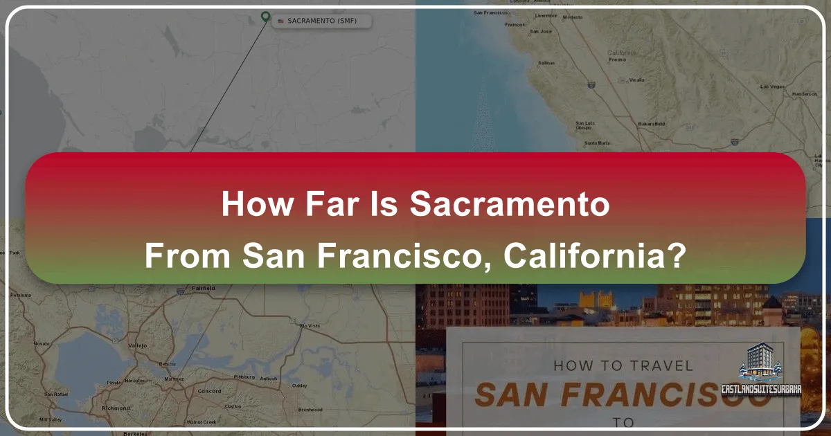 How Far Is Sacramento From San Francisco, California?