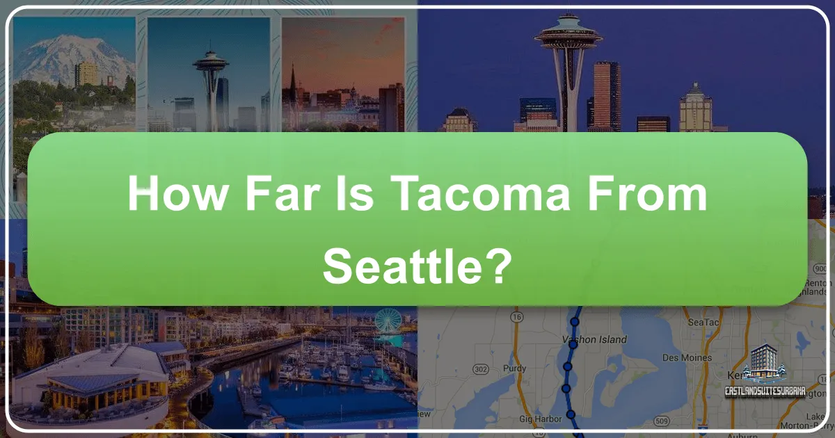 How Far Is Tacoma From Seattle?