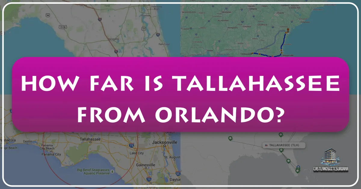 How Far Is Tallahassee From Orlando?