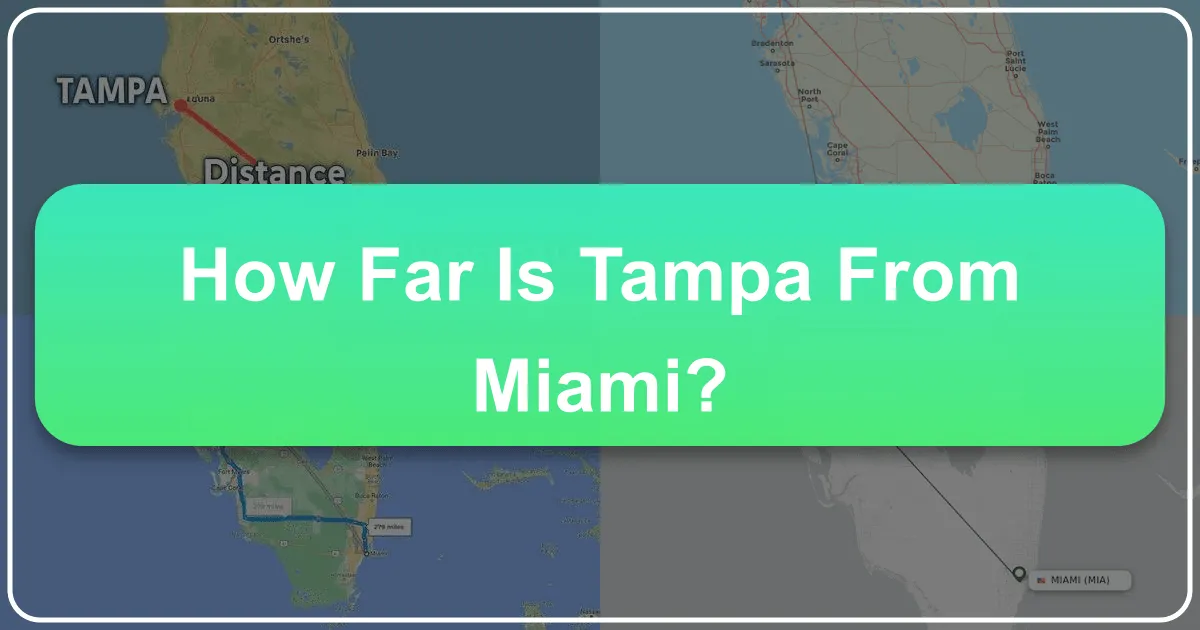 How Far Is Tampa From Miami?