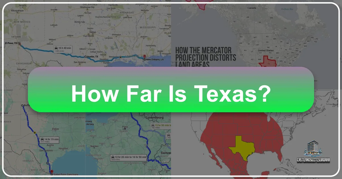 how far is texas