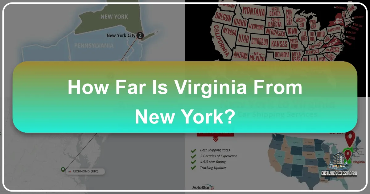 How Far Is Virginia From New York?
