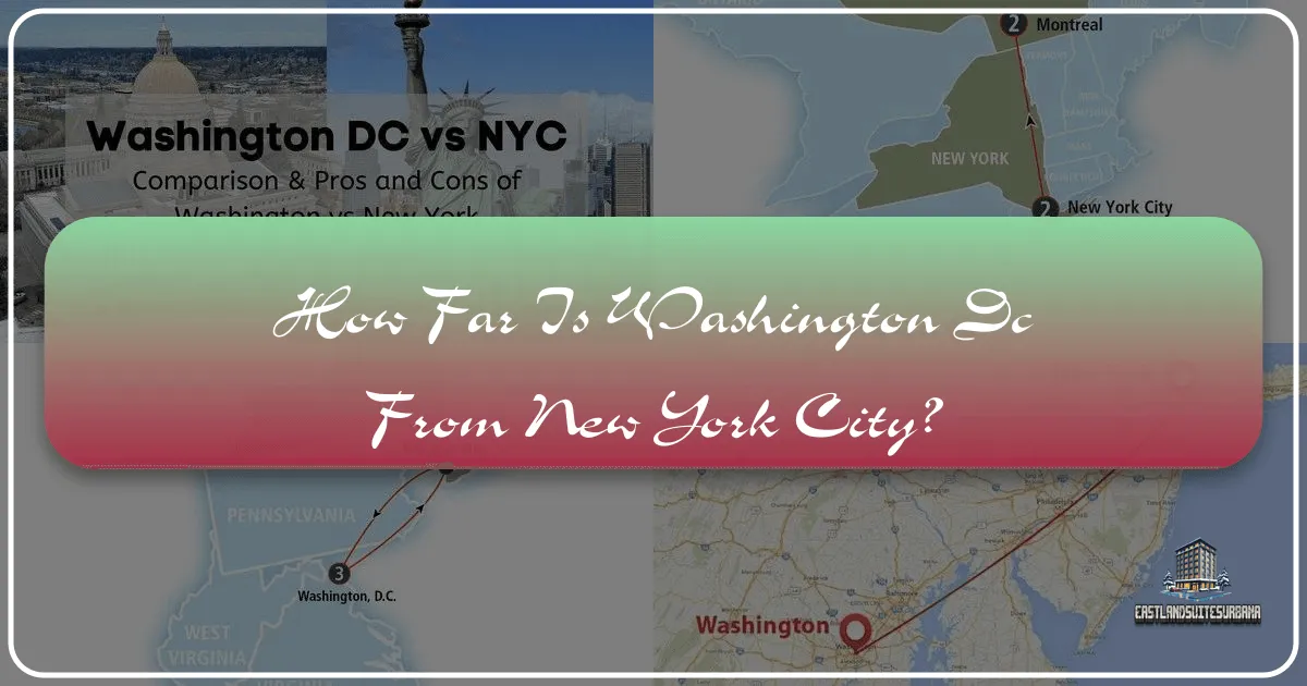 How Far Is Washington Dc From New York City?