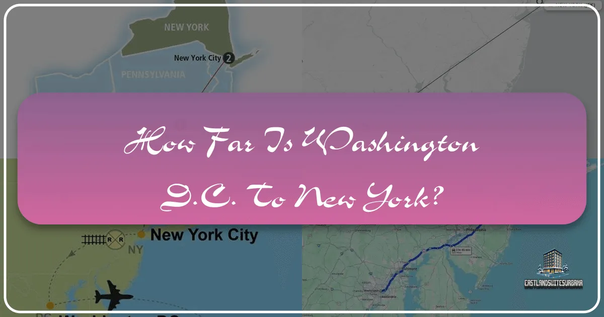 How Far Is Washington D C To New York?