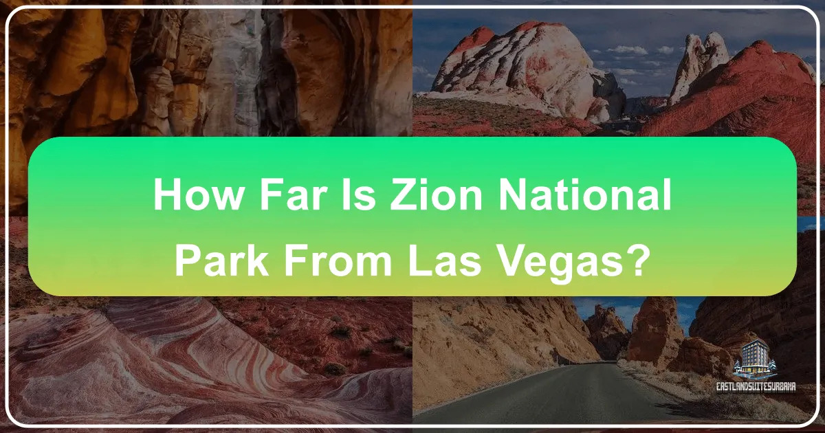 how far is zion national park from las vegas