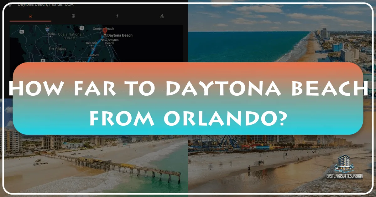 How Far To Daytona Beach From Orlando?