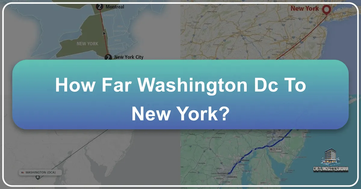 How Far Washington D.C. To New York?