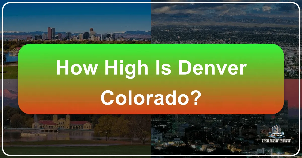 How High Is Denver Colorado?