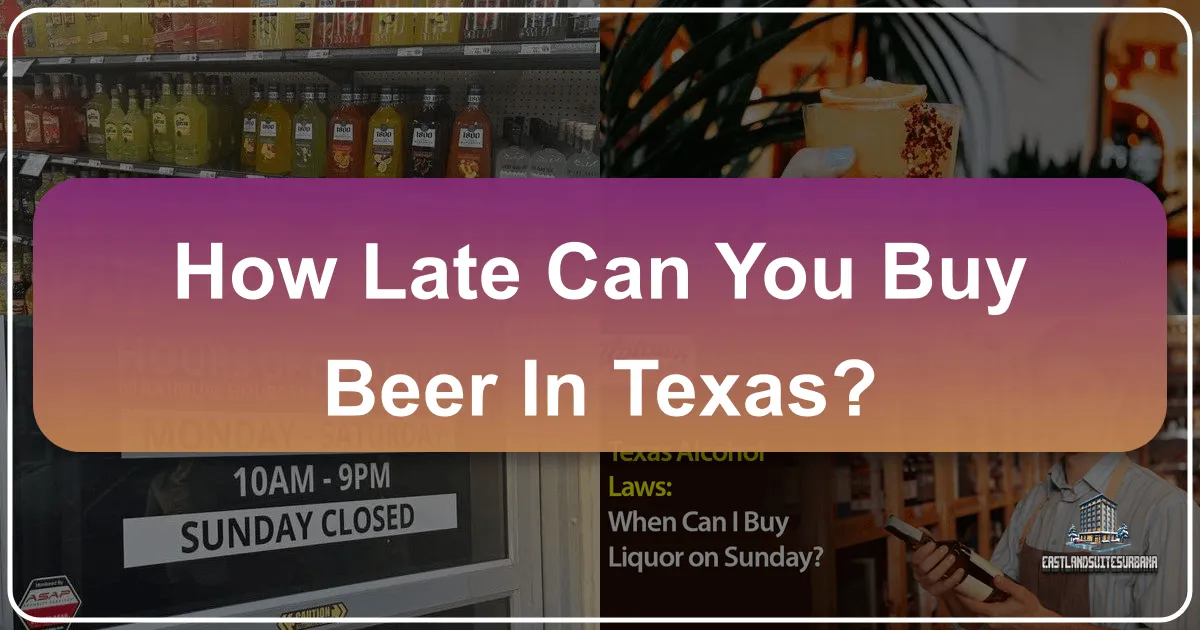 How Late Can You Buy Beer in Texas