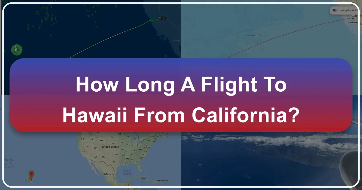 How Long a Flight to Hawaii from California?
