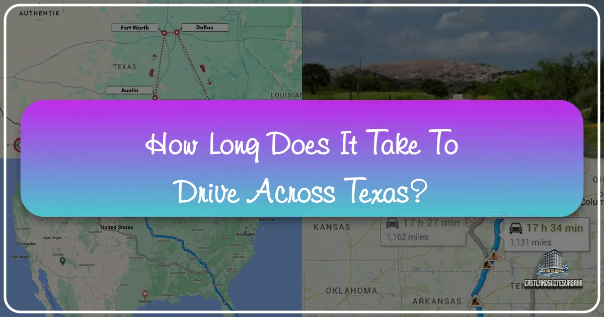 how long does it take to drive across texas