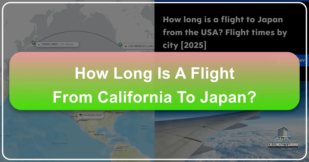 How Long Is A Flight From California To Japan?