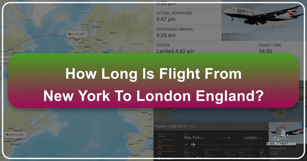 How Long is a Flight from New York to London, England?