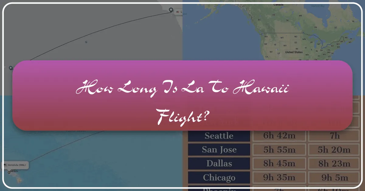 How Long is LA to Hawaii Flight?