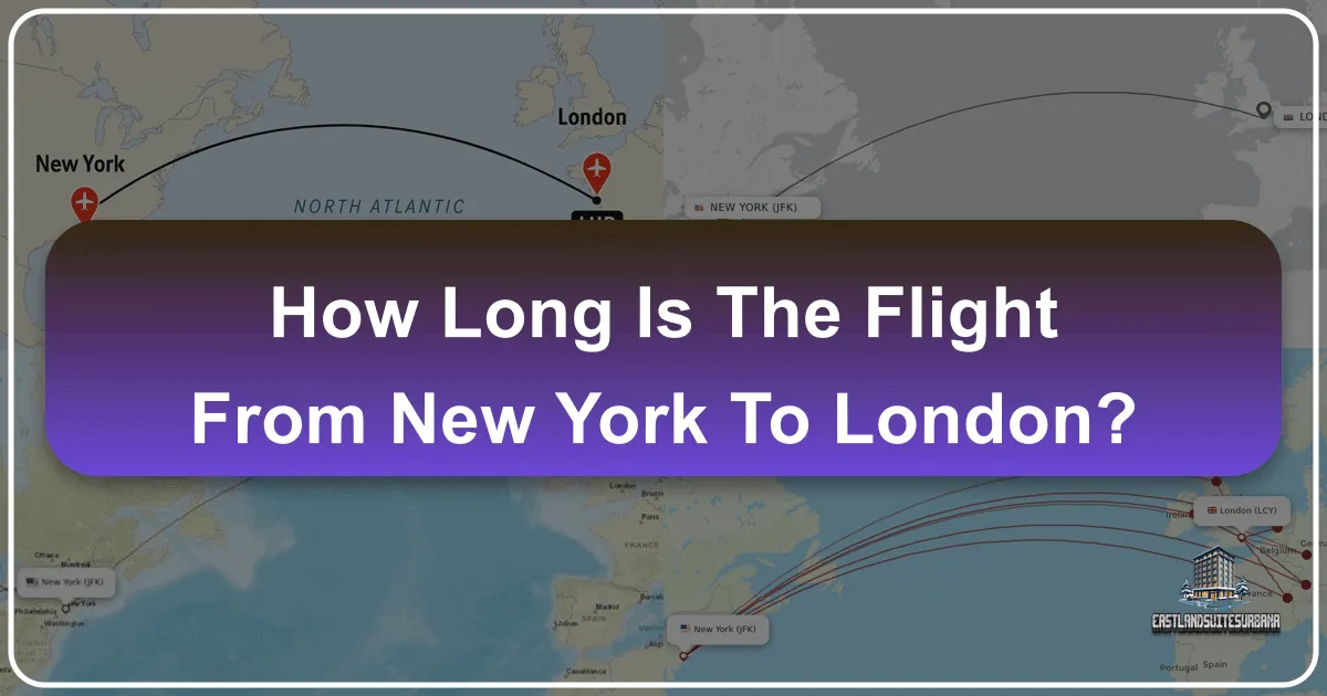 how long is the flight from new york to london