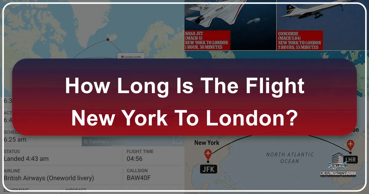 how long is the flight new york to london