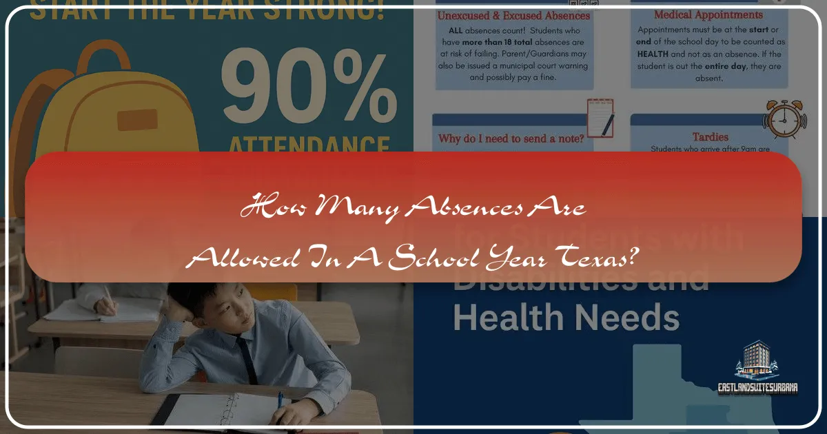 How Many Absences Are Allowed In A School Year Texas?
