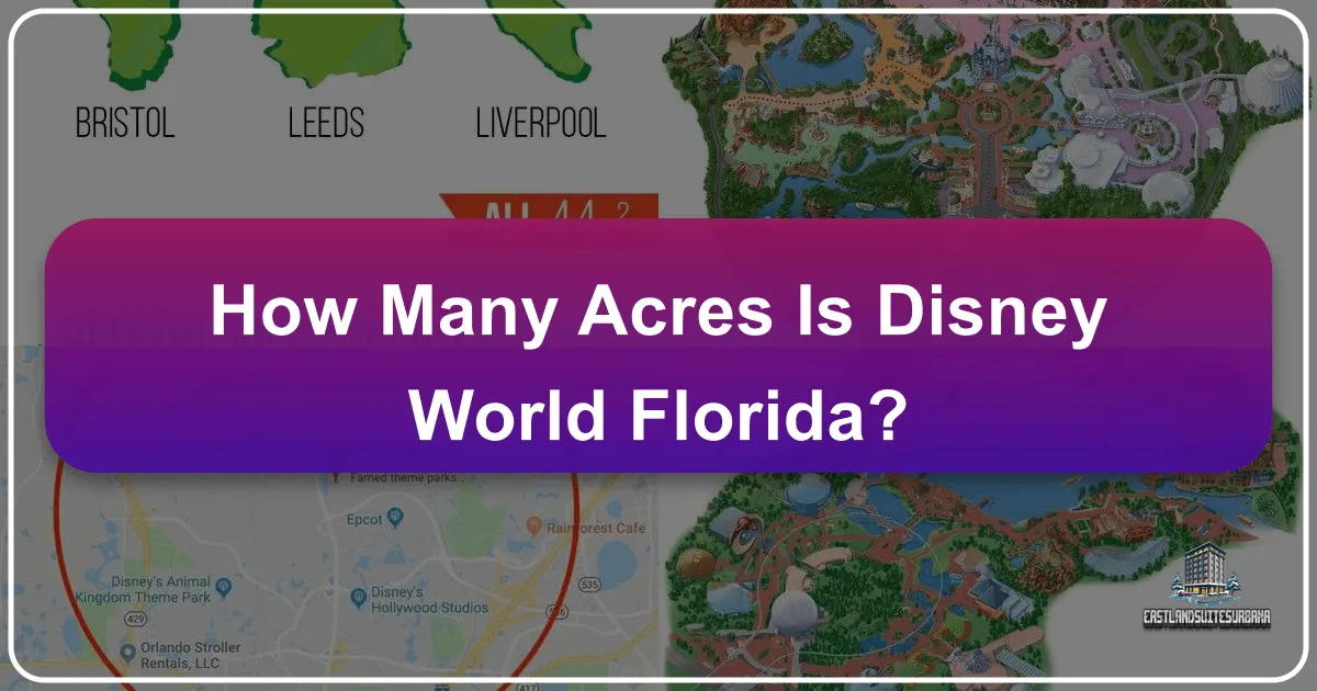 how many acres is disney world florida