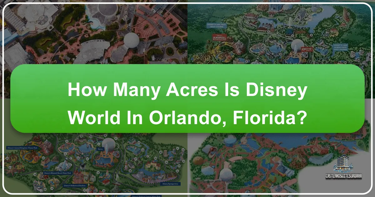 How Many Acres is Walt Disney World in Orlando, Florida?