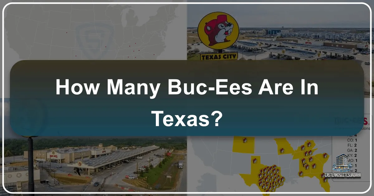 how many bucees are in texas