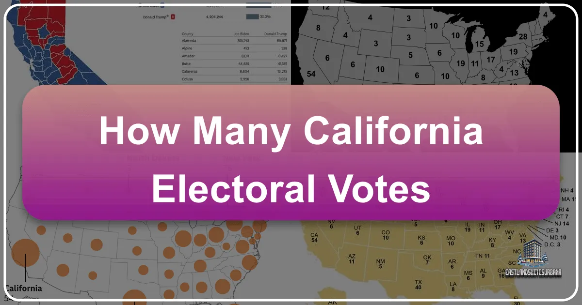 How Many California Electoral Votes