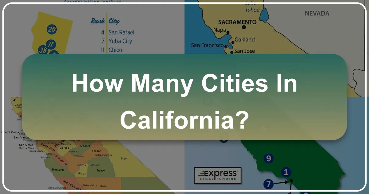 How Many Cities in California?