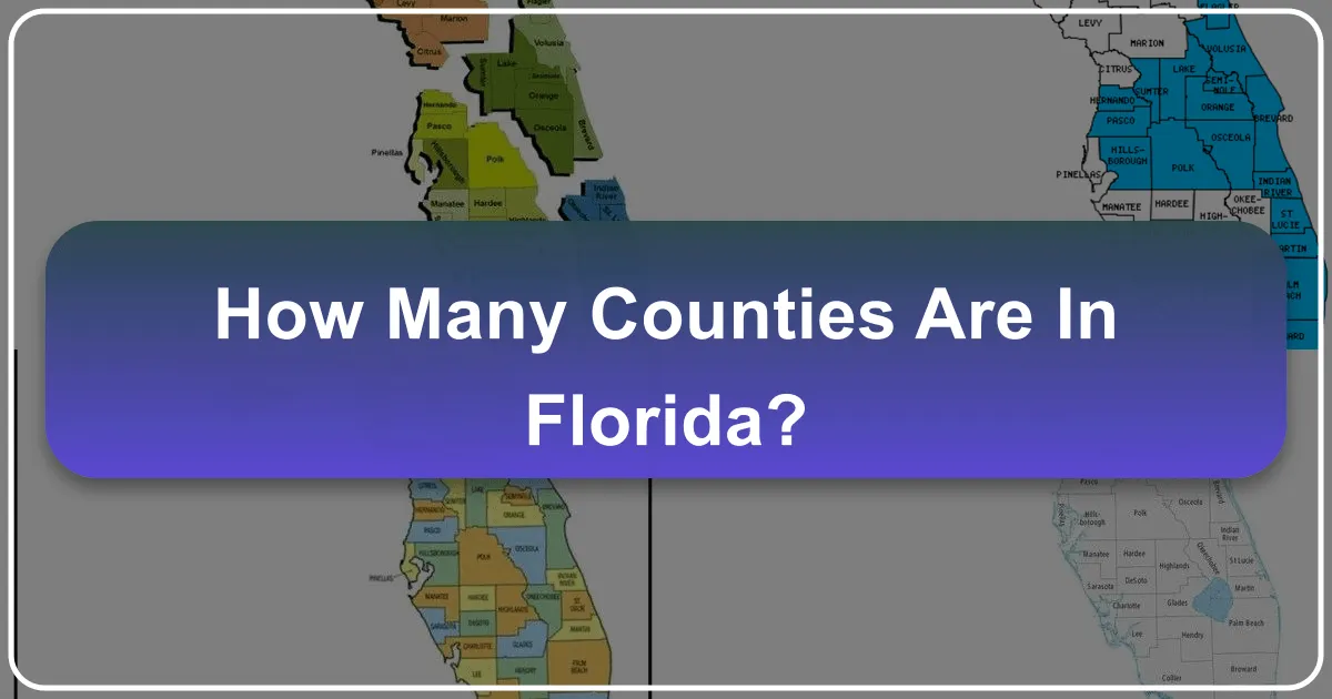 how many counties are in florida