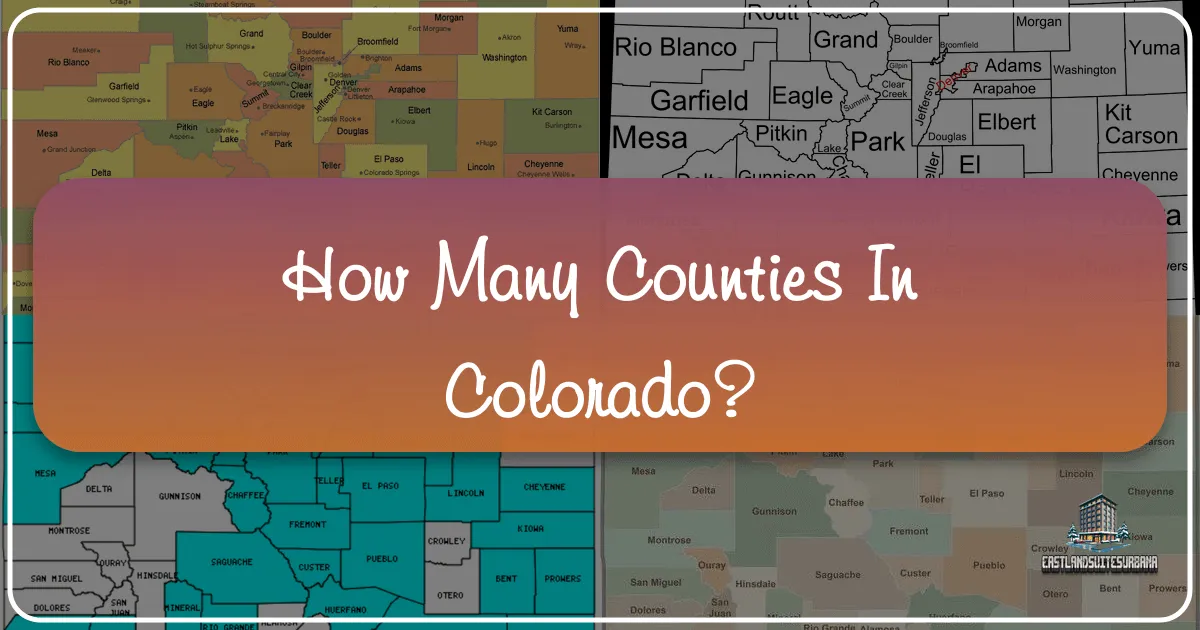 How Many Counties In Colorado?