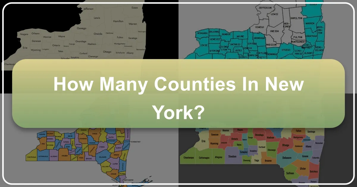 how many counties in new york