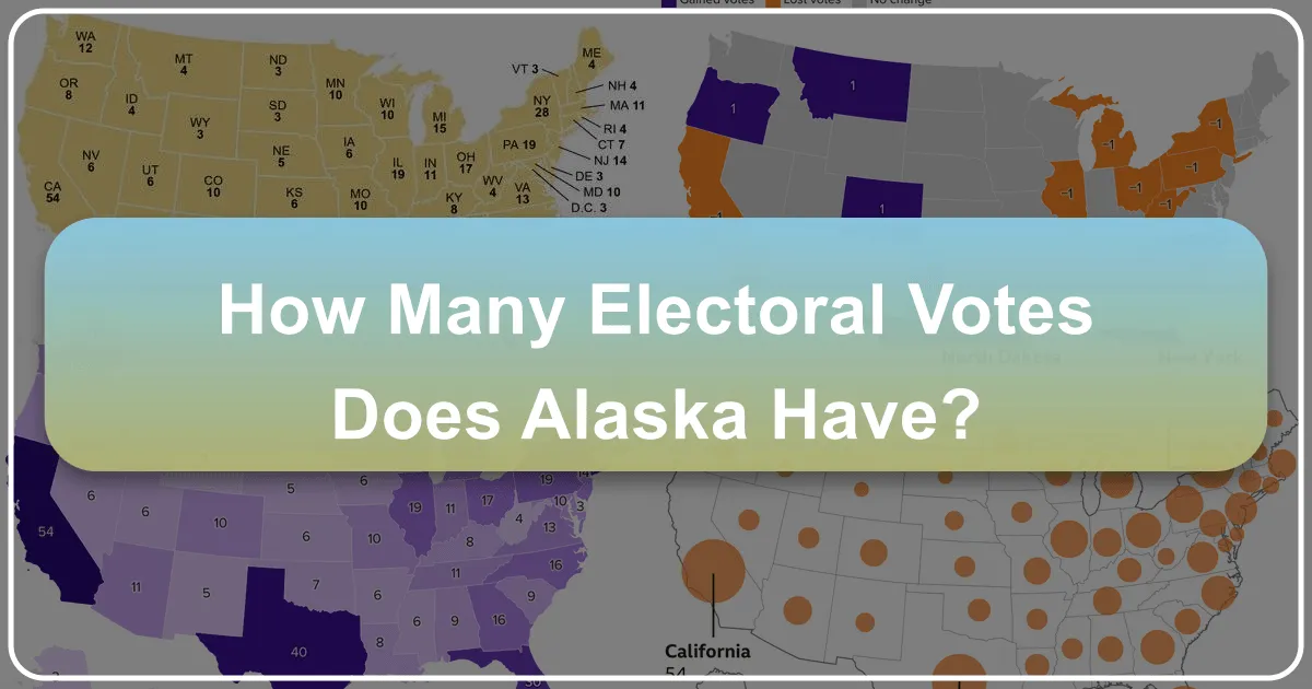 How Many Electoral Votes Does Alaska Have?
