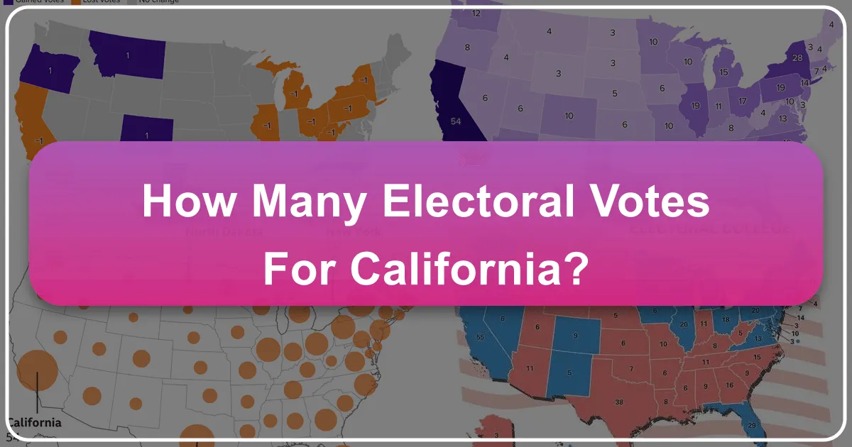 how many electoral votes for california