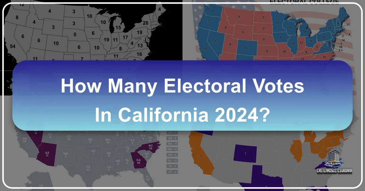 how many electoral votes in california 2024